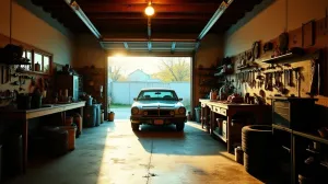 Warsztat Samochodowy W Domowym Garażu